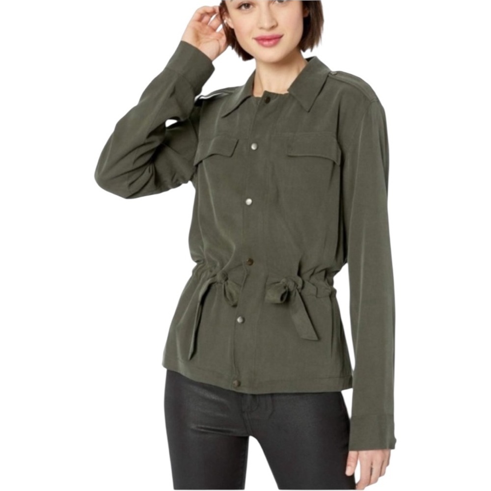 PAIGE Tierra Jacket Dark Olive Green Size Small